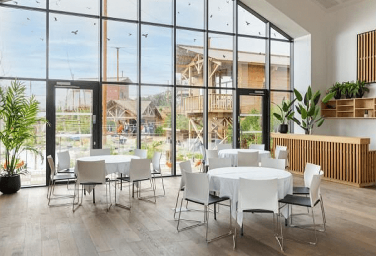 Salle Amazone de Parrot World, lieu de séminaire et d'événement d'entreprise insolite en Île-de-France proche de Paris