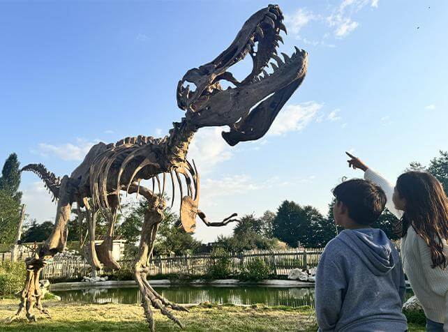 3 Halloween - Dia de los Muertos - Exposition de dinosaures grandeur nature à Parrot World 2024